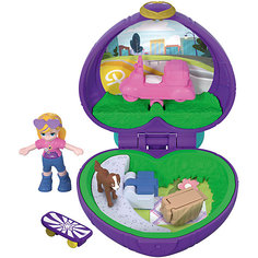Игровой набор Polly Pocket Smart Stick, фиолетовое сердце Mattel