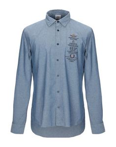 Джинсовая рубашка Aeronautica Militare