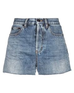 Джинсовые шорты Saint Laurent