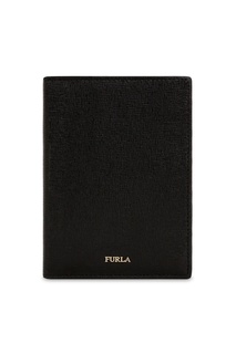 Черная обложка для документов Furla