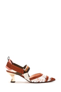 Коричневые слингбэки Colibrì Fendi