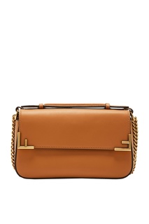 Коричневая сумка Double F Fendi