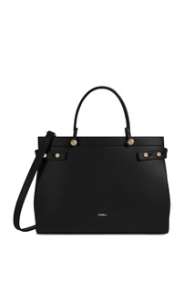 Черная сумка Lady M Furla