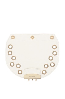 Белый съемный клапан с люверсами Furla
