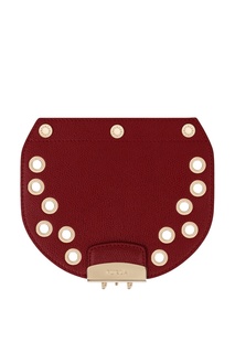 Бордовый съемный клапан для сумки Metropolis Furla