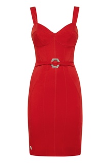 Красное платье Elegant Philipp Plein