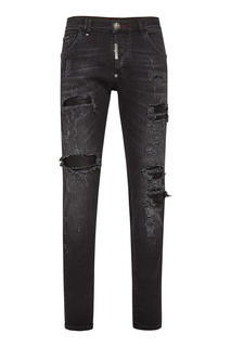 Темно-серые джинсы Destroyed Philipp Plein