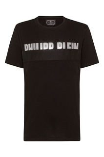 Футболка с полоской и логотипом Philipp Plein