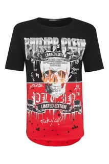 Комбинированная футболка Philipp Plein