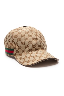 Коричневая бейсболка от «Gucci»