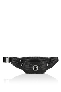 Поясная сумка с шестиугольной стежкой Philipp Plein