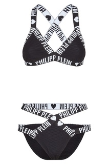 Купальник с фирменной отделкой Philipp Plein