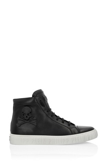 Высокие кеды черного цвета Philipp Plein