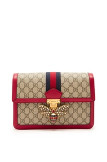Красная текстильная сумка «Queen Margaret» от «Gucci»