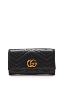 Черное портмоне из коллекции «Marmont» Gucci