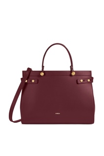 Бордовая сумка Lady M Furla