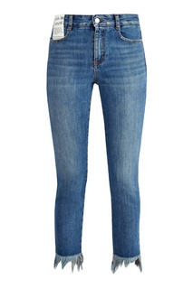 Укороченные джинсы с бахромой Stella Mc Cartney