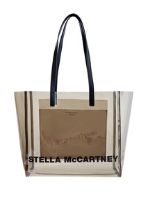 Объемная полупрозрачная сумка-шоппер Stella Mc Cartney