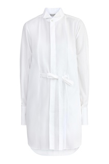 Короткое белое платье-рубашка Stella Mc Cartney
