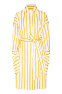 Платье в желто-белую полоску Ekate Sara Roka