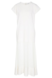 Белое платье из шерсти Agnona
