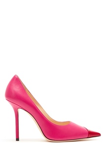 Красно-розовые туфли Love 100 Jimmy Choo