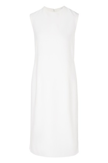 Белое платье из шерсти Agnona