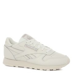 Кроссовки REEBOK CL LTHR серо-белый