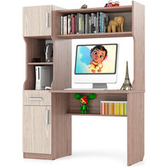 Стол письменный Мебельный двор С-МД-1-02 ясень шимо светлый/ясень шимо темный