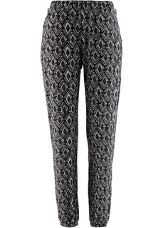 Трикотажные брюки с принтом Bonprix