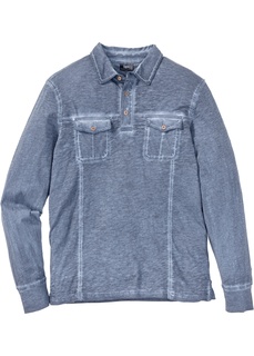 Футболка-поло Regular Fit с длинным рукавом Bonprix