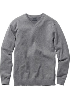 Пуловер с V-образным вырезом Bonprix
