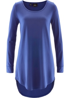 Удлиненная футболка с длинными рукавами Bonprix