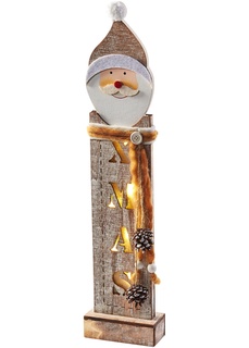 Декор Санта Клаус со светодиодной подсветкой Bonprix