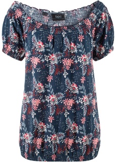 Футболка с вырезом Кармен Bonprix