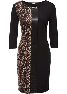 Платье с леопардовым принтом Bonprix