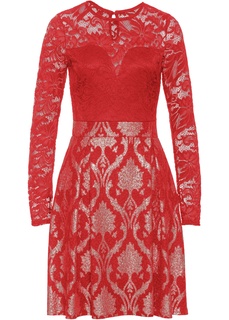 Платье с кружевной отделкой Bonprix