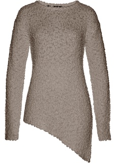 Пуловер с асимметричным нижним краем Bonprix