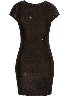 Платье с медным принтом Bonprix