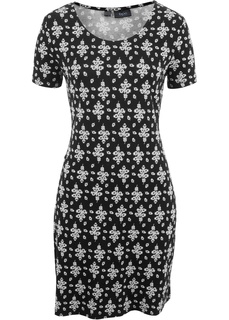 Платье из трикотажа, короткий покрой Bonprix