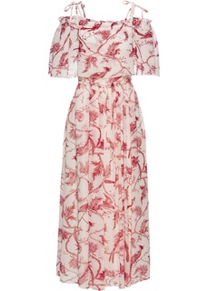 Платье с вырезом-кармен Bonprix