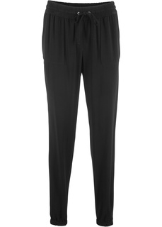 Брюки из легкого трикотажа в стиле деним Bonprix