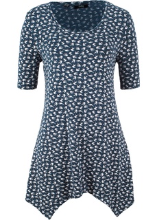 Футболка с удлиненными краями и рукавом 1/2 Bonprix