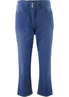 Брюки-стретч 3/4 на удобном поясе Bonprix