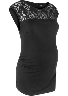 Футболка с кружевом Bonprix