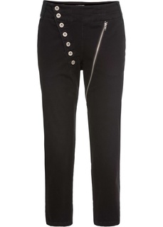 Брюки длины 7/8 с асимметричной застежкой Bonprix