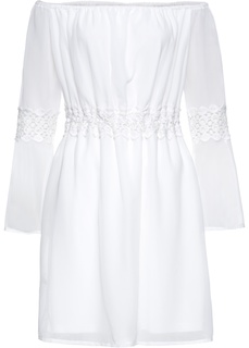 Платье с кружевной вставкой Bonprix