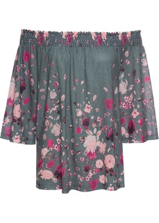 Блузка с вырезом-кармен Bonprix