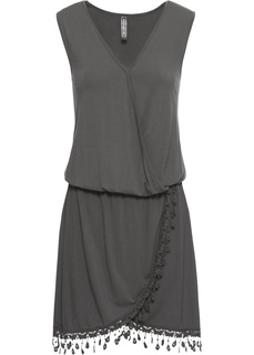 Платье трикотажное с запахом Bonprix