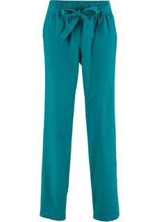 Брюки с текстильным поясом Bonprix